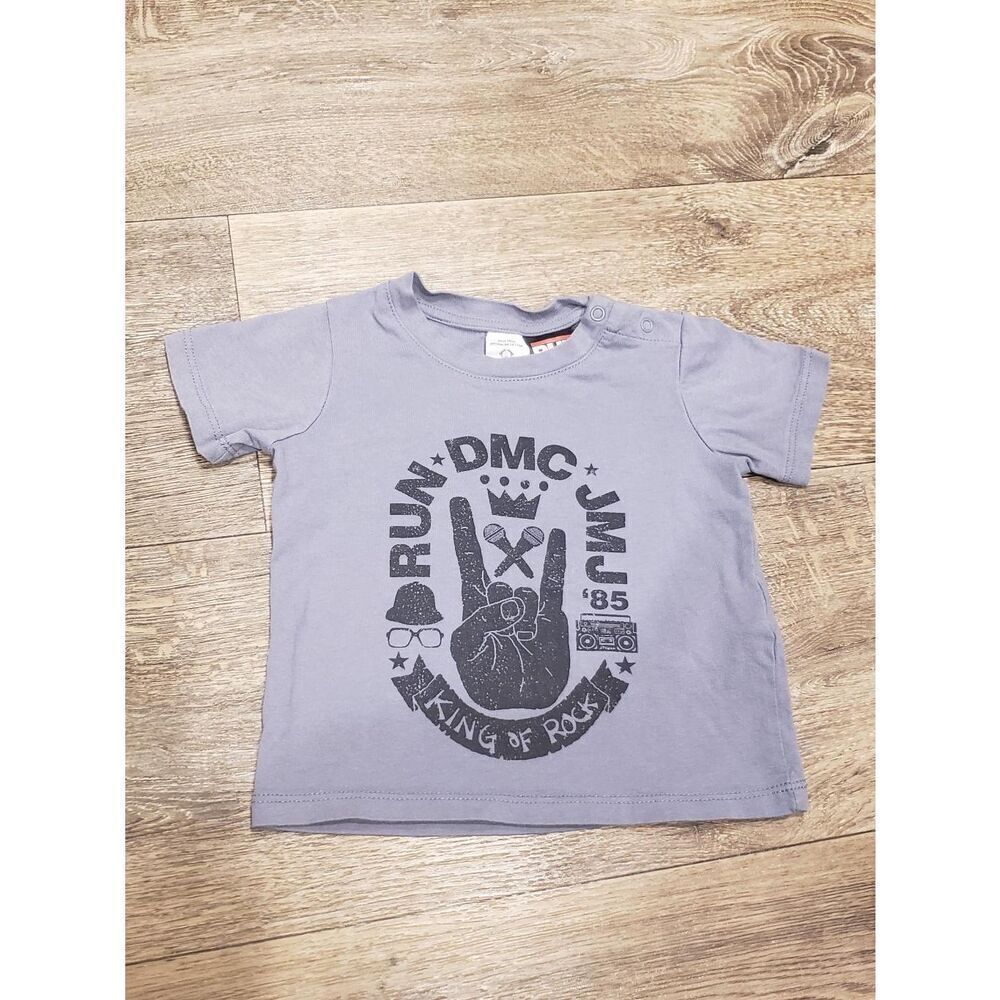 Run DMC Authentic Baby Tee Size 6-12 Months EUC